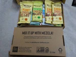 lot 61 image: 2 boxes Mezcla Bars...