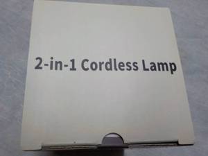 lot 73 image: 2 in 1 Cordless Lamp ...