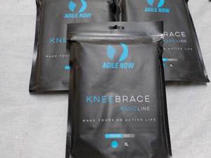 lot 79 image: Agile Now 3 Knee Braces size XL...