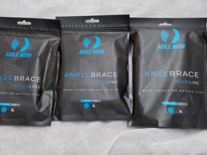 lot 80 image: agile Now 2 Ankle Braces size XL an...