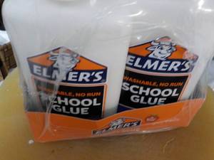 lot 99 image: 6 Bottles Elmers 7 oz School Glue...