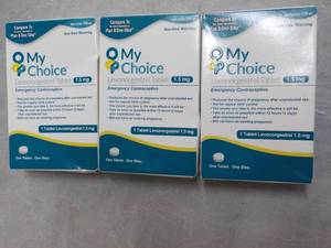 lot 164 image: 3 My Choice Emergency Contraptive ...