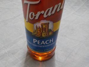 lot 181 image: Torani Peach 25.4 oz...