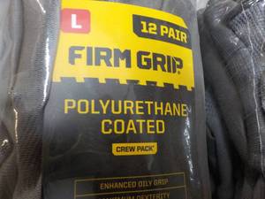lot 186 image: 36 pair size Large Firm Crip Polyur...