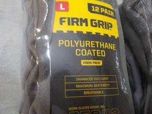 lot 188 image: 36 pair size Large Firm Crip Polyur...