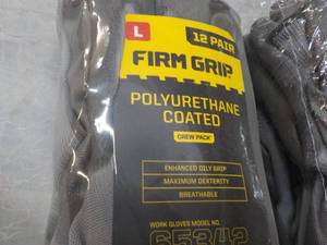 lot 191 image: 36 pair size Large Firm Crip Polyur...