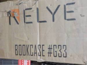 lot 227 image: Aelye White bookcase...