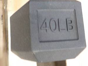 lot 249 image: 40 lb. Weight...