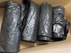 lot 258 image: 4 Large Rolls of Black Extra Large ...