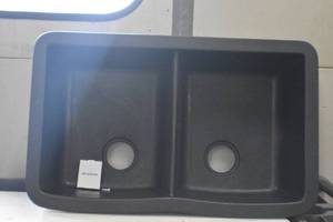 lot 38 image: Black Kitchen Sink