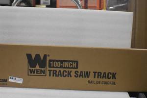 lot 41 image: WEN CT9502 100-Inch Track Saw Track Guide Rail and Adapters