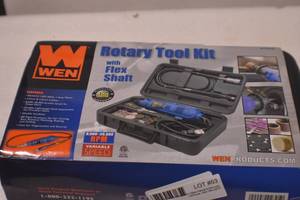 lot 53 image: WEN 2305 Rotary Tool Kit with Flex Shaft