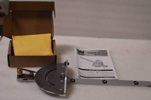 lot 58 image: WEN WA1401 Steel and Brass Premium Miter Gauge, 27 Angle Stops for Table Saws, Router Tables, Band Saws, and Woodworking Tools