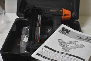 lot 80 image: WEN 61741K 4-in-1 18-Gauge Pneumatic Flooring Nailer and Stapler