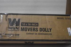 lot 93 image: WEN 721830 1320-Pound Capacity 18-by-30-Inch Hardwood Movers Dolly, 2-Pack