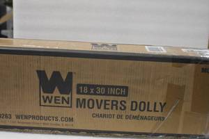 lot 94 image: WEN 721830 1320-Pound Capacity 18-by-30-Inch Hardwood Movers Dolly, 2-Pack