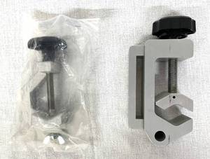 lot 36 image: MSRP $120 Lot of 2 NEW Pole &amp Table Clamps  Heavy-Duty Metal Construction, Adjustable Grip, Non-Slip Secure Hold - Great Condition