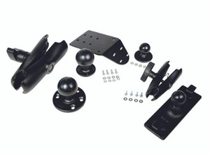 lot 7 image: MSRP $1000 NEW IN BOX&nbspHONEYWELL, ACCESSORY VM2012BRKTKIT, RAM MOUNT KIT FOR VM2, KEYBOARD AND COMPUTER, ROUND BASE, MEDIUM ARM 8.5IN, 215MM, BALL FOR VEHICLE DOCK REAR, KEYBOARD MOUNT