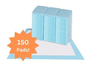 lot 60 image: 1 Case NEW Halyard 48822 23 x 36 Disposable UnderpadsChux Pads 150 Count - Super-Absorbent &amp Odor-Reducing  Keeps Patients Comfortable &amp Bedding Protected