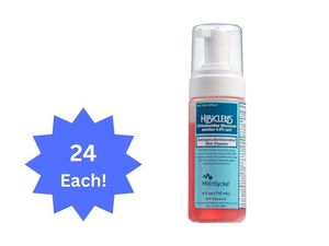 lot 68 image: 1 Case (24 each) NEW Hibiclens 57541-00 4 oz. Integrated Foam Pump - Antiseptic Antimicrobial Skin Cleanser - Long-Lasting Persistent Protection Against Germs and Bacteria