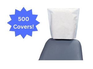 lot 79 image: NEW 1 Case (500 Covers) Medicom 3017 SafeBasics TissuePoly Salon Massage Head Rest Covers  Hygienic, Disposable Protection For Headrests  Perfect For Clinics, Spas, And Salons  NEW In Box