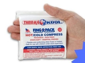 lot 82 image: Lot of 20 NEW Nortech Laboratories TKFP Therma Kool Fing-R-Packs Non-Toxic Reusable Latex-Free HotCold Pack