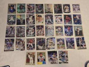 lot 158 image: Lot of 36 Minnesota Twins Baseball Cards including Rookies, Refractors and Inserts of Players Like Jose Berrios, Miguel Sano, and Byron Buxton