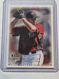 lot 167 image: Max Scherzer Rookie 2008 Upper Deck Masterpieces #5 - Arizona Diamondbacks Baseball Card