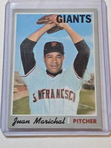lot 171 image: Juan Marichal 1970 Topps #210 - San Francisco Giants Vintage Baseball Card