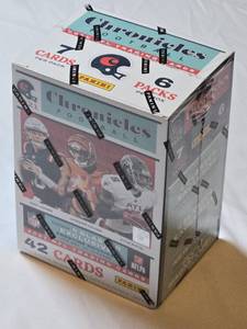 lot 173 image: Blaster Box of 2021 Panini Chronicles Football Trading Cards