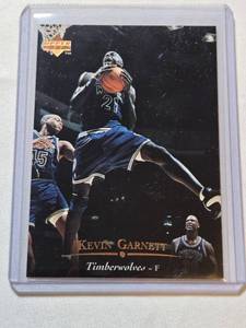 lot 177 image: Kevin Garnett Rookie1995 Upper Deck #273 - Minnesota Timberwolves Basketball Card