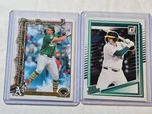 lot 192 image: Lot of 2 Nick Kurtz Rookie Cards