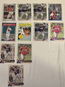 lot 250 image: Lot of 11 Royce Lewis Rookie Cards