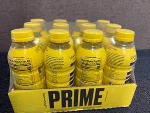 lot 119 image: 12Ct Of Prime Lemonade
