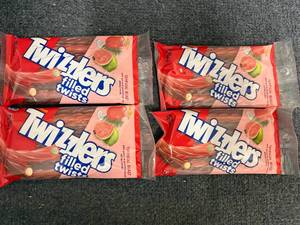 lot 151 image: 4 Packs Of Twizzlers Filled Twists - Tropical Blast