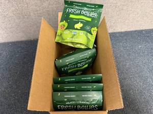 lot 173 image: 6 Packs Of Fresh Bellies Freeze Dried Apples