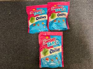 lot 218 image: 3 Bags Of Sweet Tarts Mini Chewy