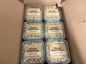 lot 158 image: 12 Packs Of Wasabi Green Peas