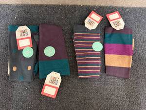 lot 255 image: 4 Pairs Of Jeweled Muk Luks Socks