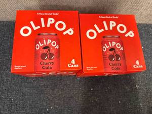 lot 101 image: 2 Packs Of Cherry Cola Olipop