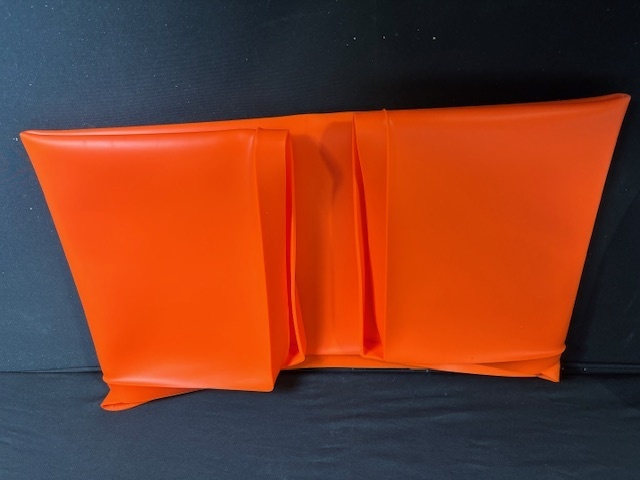 lot 109 image: Grill Cover - Orange Outdoor Grill Protector