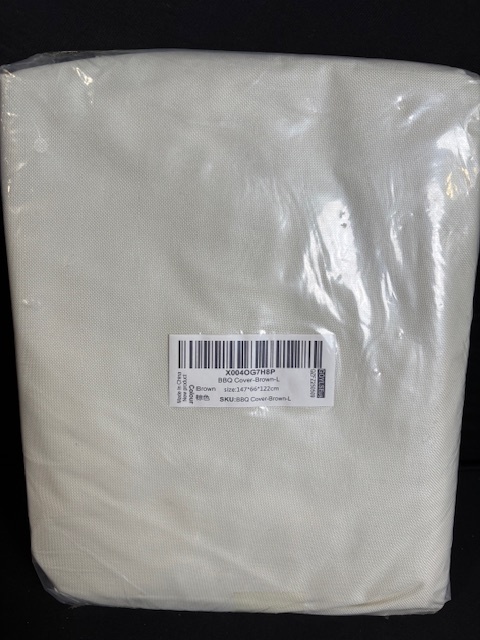 lot 113 image: Brown Bed Cover - Beige Exterior with Brown Interior