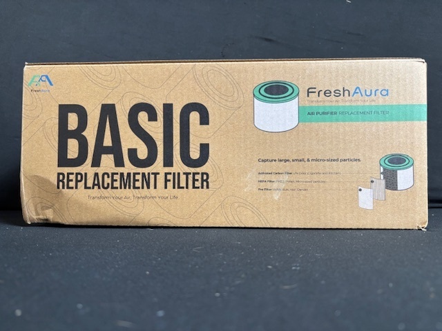 lot 180 image: FreshAura Basic Replacement Filter - 2-Pack - Compatible With Levoit Core 300300S Series