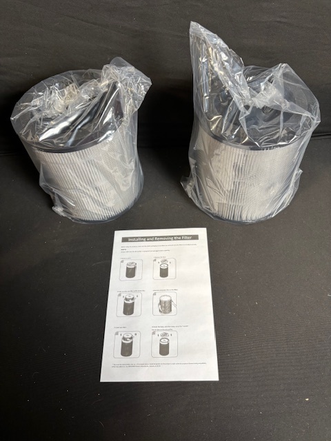 lot 196 image: JF100 Replacement Filter - 2-Pack for Filtration System (Lot of 2)