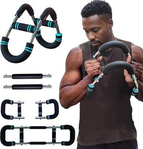 lot 242 image: Oscillating Slim Dip Bar - Foam-Grip Handles for Upper-Body Home Gym Workouts
