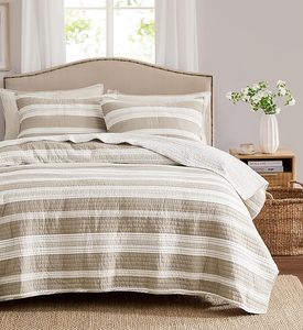 lot 269 image: Sheet Sets - White Bedding, Stacked Display (3 Stacks Visible)