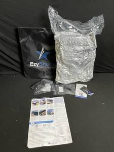 lot 280 image: EzyShade Car Cover - Windshield Sun Shade Kit With Carry Bag & Strap
