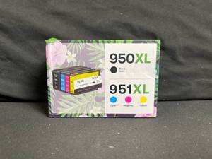 lot A-323 image: 950XL & 951XL Ink Cartridges 4-Pack - Black, Cyan, Magenta, Yellow