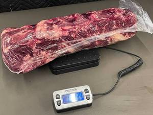 lot 101 image: Demkota Ranch Beef Boneless Ribeye Roast - 13 lb 13.9 oz, Pack Dec 29 2025 Refridgerated.
