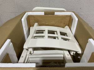 lot 413 image: Swivel 24-Inch Counter Height Stool Set of 2 with Inclined Backrest